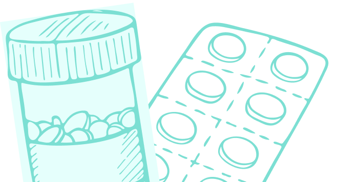 pill bottle and tablets